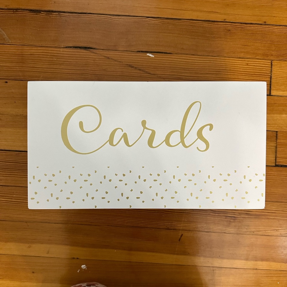 Wedding card box